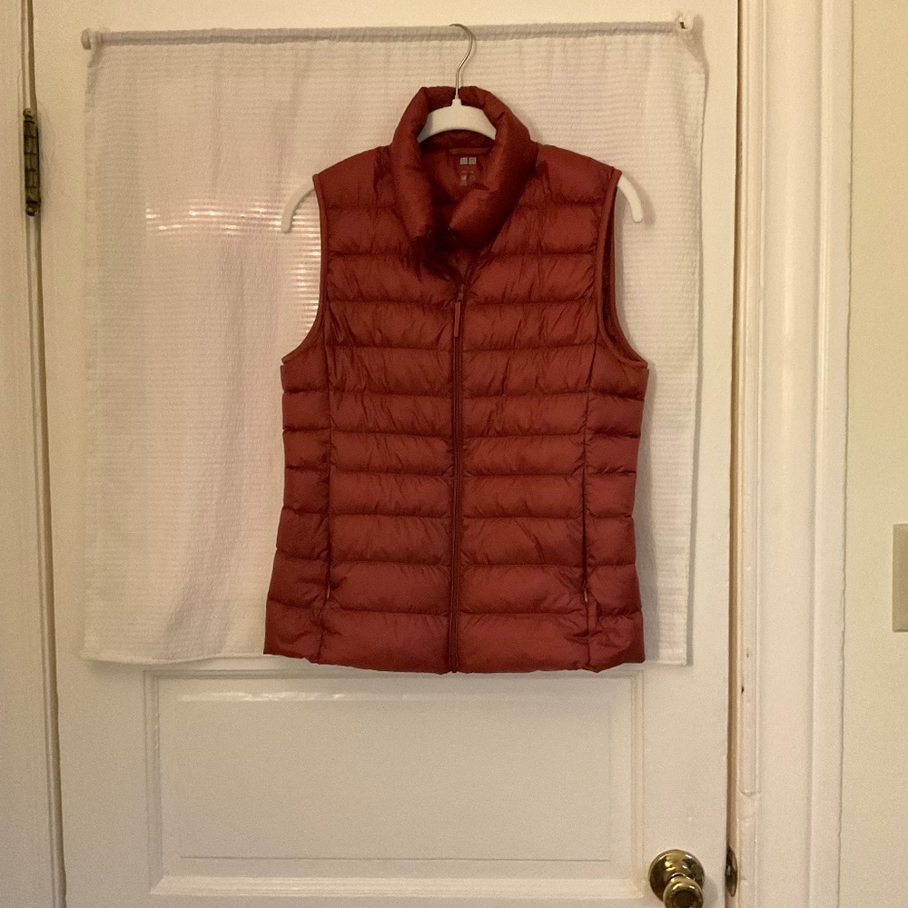 Uniqlo Red Ultra Light Down Vest
